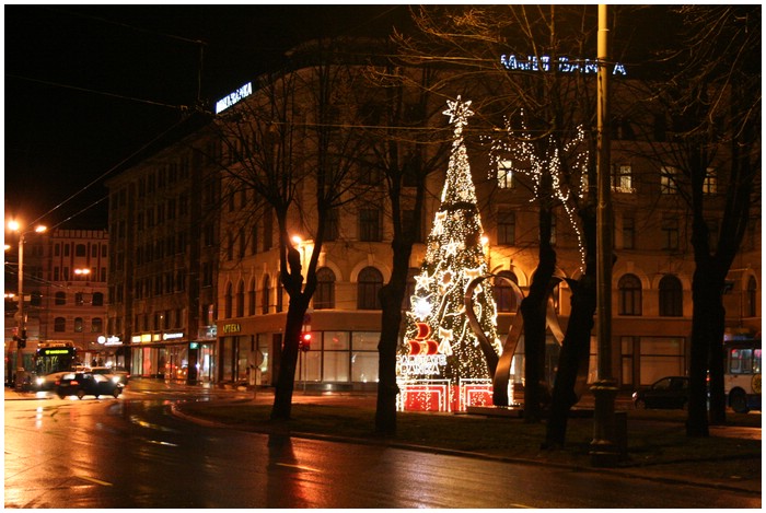 P aftentur i den gamle by - downtown Riga...