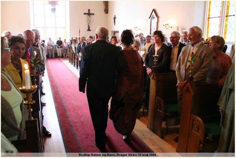 IMG_7163.JPG.  Bryllup Hanne og Hans, Dragr Kirke 31 maj 2008