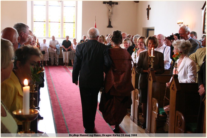 IMG_7165.JPG.  Bryllup Hanne og Hans, Dragr Kirke 31 maj 2008