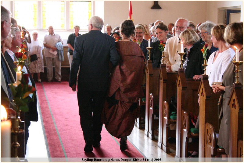 IMG_7167.JPG.  Bryllup Hanne og Hans, Dragr Kirke 31 maj 2008