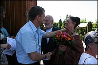 Bryllup Hanne og Hans, Dragr Kirke 31 maj 2008